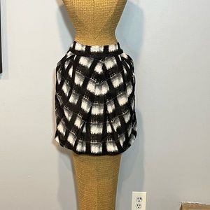 Club Monaco Pleated Mini Skirt